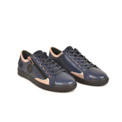 Pataugas JESTER/MIX F4H MARINE/ROSE -Pataugas Soldes Boutique 628254 BASKET FEMME JESTER MIX F4H MARINE ROSE 4