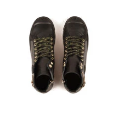 Pataugas BANJOU LATSA/MIX F4H NOIR/DORÉ -Pataugas Soldes Boutique 628259 946 BASKET HAUTE FEMME LATSA MIX F4H NOIR DORE 6