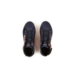 Pataugas PALME/MIX F4H MARINE/ROSE -Pataugas Soldes Boutique 628270 922 BASKET FEMME PALME MIX F4H MARINE ROSE 6