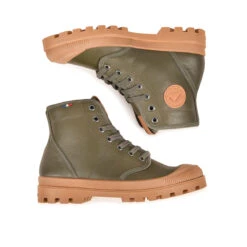 Pataugas AUTHENTIQUE M/G F4H KAKI -Pataugas Soldes Boutique 628300 BOOTS FEMME AUTHENTIQUE M G F4H KAKI 6