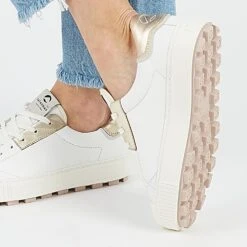 Pataugas ARAN/M F2H BLANC/DORÉ 12 Pataugas ARAN/M F2H BLANC/DORÉ -Pataugas Soldes Boutique ARANMF2HBLANCDORE2