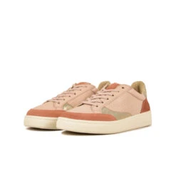 Pataugas BASALTE/SNME F2H BEIGE ROSÉ/DORÉ -Pataugas Soldes Boutique BASKET FEMME BASALT F2H NUDE DORE 5