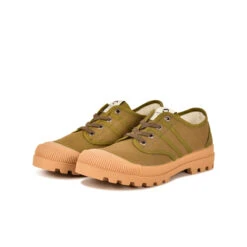 Pataugas AUTHENTIQUE L/T F2H VERT MILITAIRE -Pataugas Soldes Boutique BASKET FEMME OG L T F2H VERT MILITAIRE 5