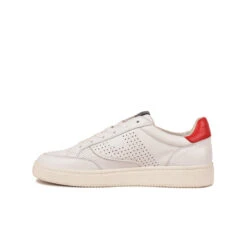 Pataugas BASALTE/N H2H BLANC/ROUGE -Pataugas Soldes Boutique BASKET HOMME BASALT N F2H BLANC ROUGE 3