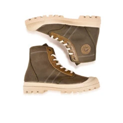 Pataugas AUTHENTIQUE M/SC F2I KAKI 15 Pataugas AUTHENTIQUE M/SC F2I KAKI -Pataugas Soldes Boutique BOOTS FEMME OG M SC F2I KAKI 628343 554 6