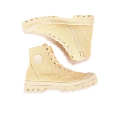 Pataugas AUTHENTIQUE M/ZIPTI F2I JAUNE -Pataugas Soldes Boutique BOOTS FEMME OG M ZIPTI F2I JAUNE 628347 200 6