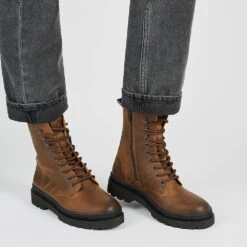 Pataugas WANDA/WL F4I OCRE -Pataugas Soldes Boutique BOOTS FEMME WANDA WL OCRE 628508251