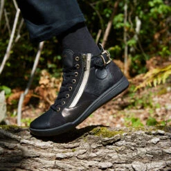 Pataugas PALME/MIX F4H NOIR/DORÉ -Pataugas Soldes Boutique F Palme F2H Noir 263b3c89 adce 4700 b3a0 84f3c78b417d