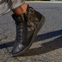 Pataugas PALME/VI F4H NOIR 17 Pataugas PALME/VI F4H NOIR -Pataugas Soldes Boutique F Palme WT F4H Noir