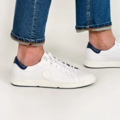 Pataugas JAYO H2G BLANC/MARINE -Pataugas Soldes Boutique JAYO H2G BLANC MARINE WEB