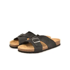 Pataugas LUDO/MIX H2I NOIR -Pataugas Soldes Boutique SANDALE HOMME LUDO MIX H2I NOIR 628533 850 5